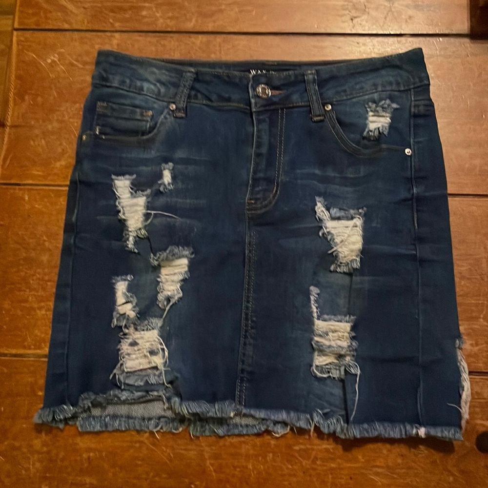 Wax Jeans Denim Skirt